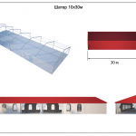 Классический шатёр 10х30